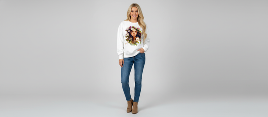 long sleeve shirt "Flowers Girl"